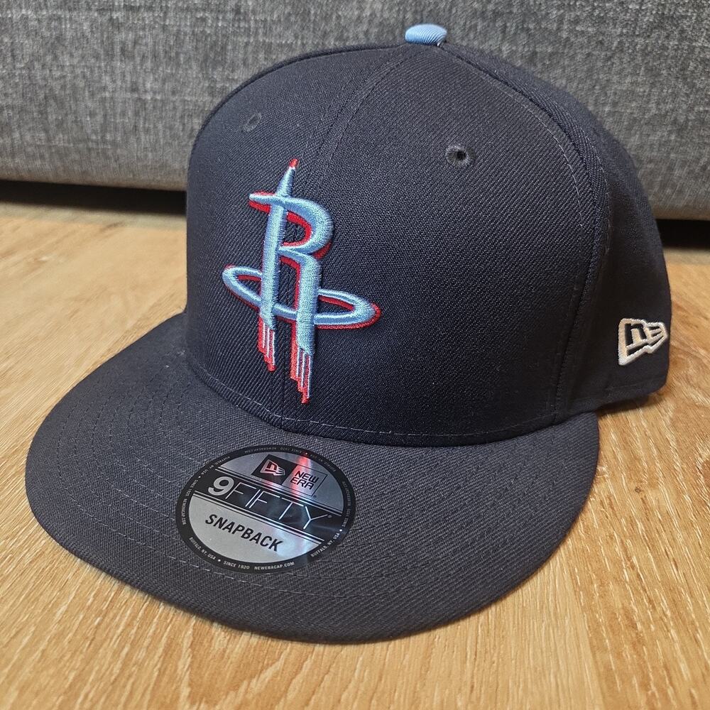New Era Houston Rockets NBA 9FIFTY Snapback Hat Black One Size